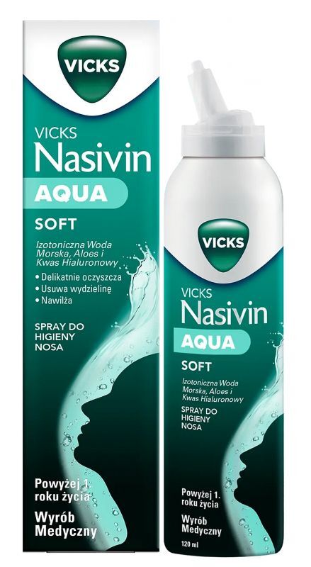 Vicks Nasivin Aqua Soft nasal spray 120 ml