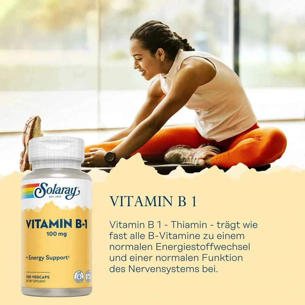 Vitamin B 1 100 mg I vegan I laboratory tested