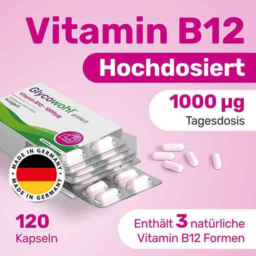 Vitamin B12 1000 µg high-dose vegan capsules