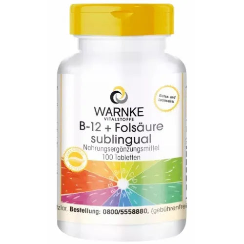 Vitamin B12 500 µg with folic acid and acerola - UKDorf 