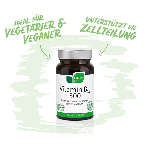 Vitamin B12 500 capsules - UKDorf 