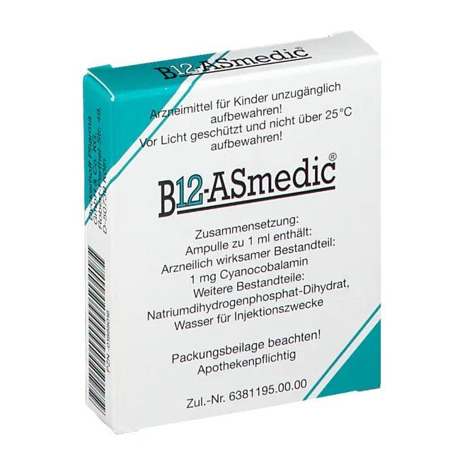 Vitamin B12 ASMEDIC injection solution ampoules - UKDorf 