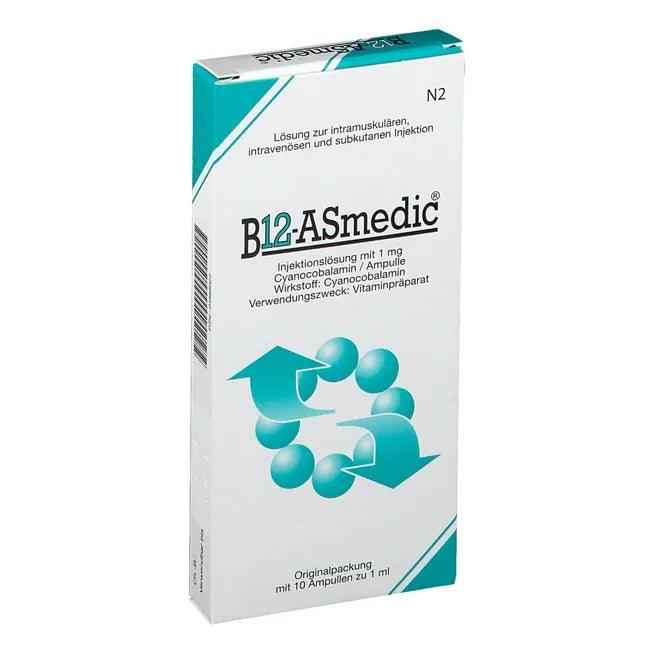 Vitamin B12 ASMEDIC injection solution ampoules