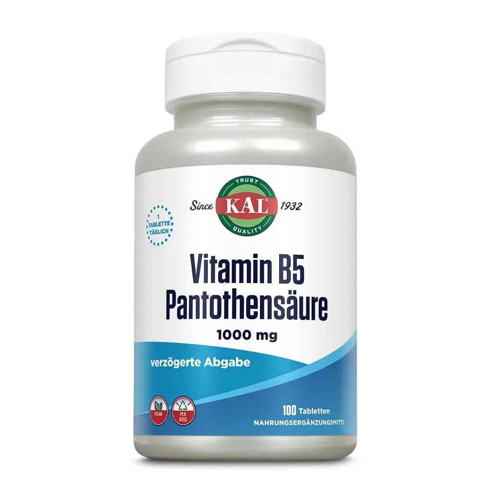 Vitamin B5 1000 mg Tablets, 100 tablets