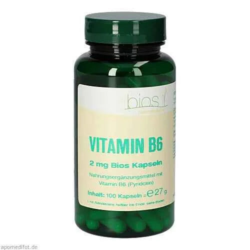 Vitamin B6 2 mg Bios Capsules 100 count