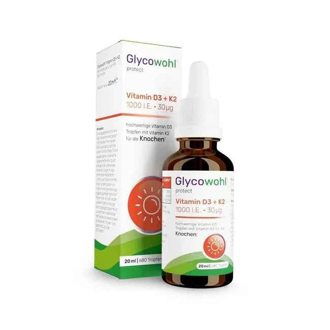 Vitamin D3 1000 IU+K2 30 μg Drops 20 ml