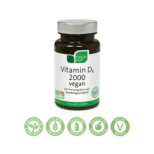 Vitamin D3 2000 vegan capsules - UKDorf 