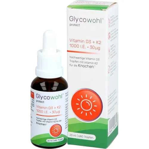 Vitamin D3 1000 IU+K2 30 μg Drops 20 ml