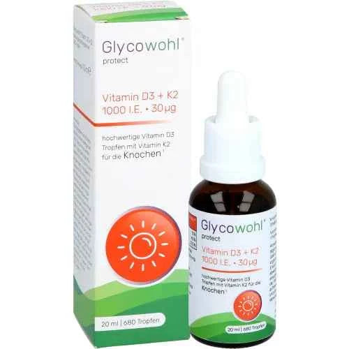 Vitamin D3 1000 IU+K2 30 μg Drops 20 ml