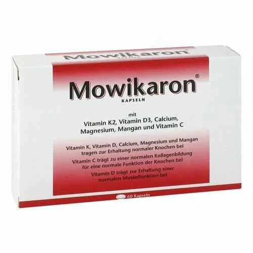 Vitamin K2, vitamin D3, calcium, magnesium, manganese, vitamin C, MOWIKARON Capsules