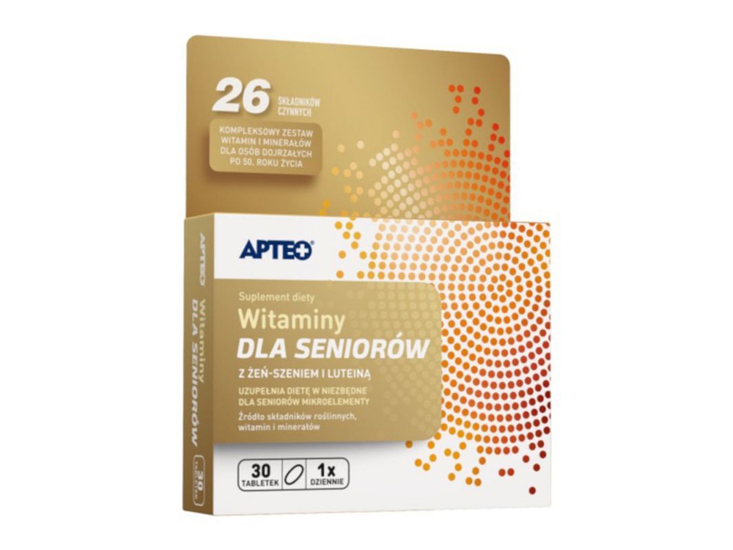 Vitamins for seniors Apteo x 30