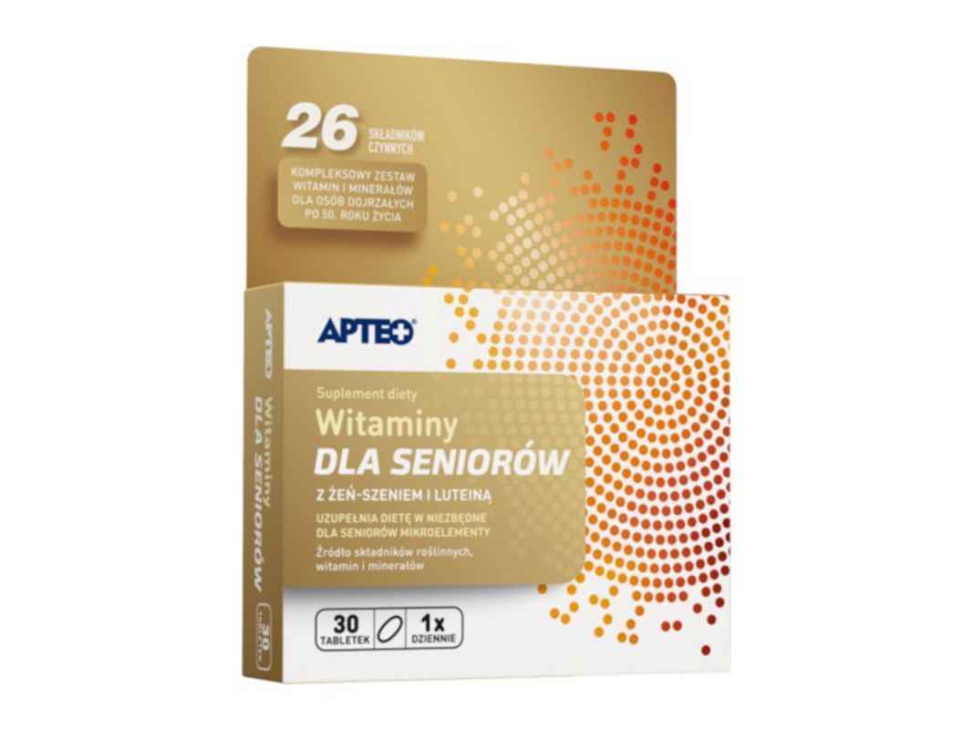 Vitamins for seniors Apteo x 30 tablets