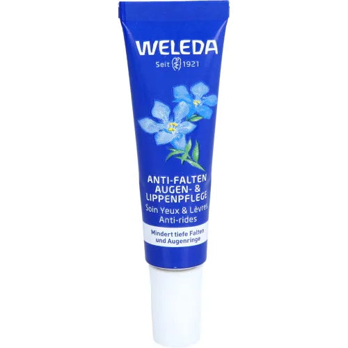 WELEDA Anti-Wrinkle Eye & Lip Balm with Blossom, Energize & Edelweiss. 10 ml