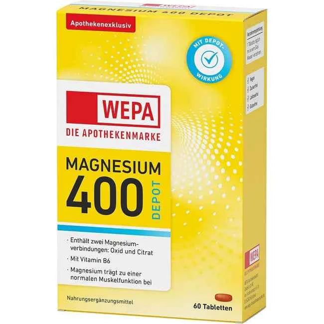 WEPA Magnesium 400 DEPOT+B6 tablets