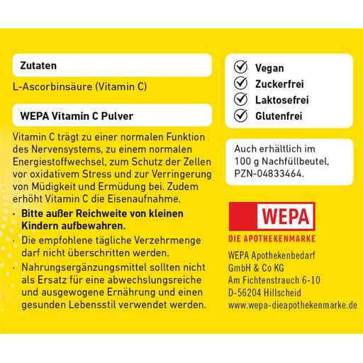 WEPA Vitamin C Powder Can