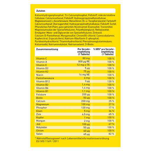 WEPA Vitamins AZ Complex Tablets