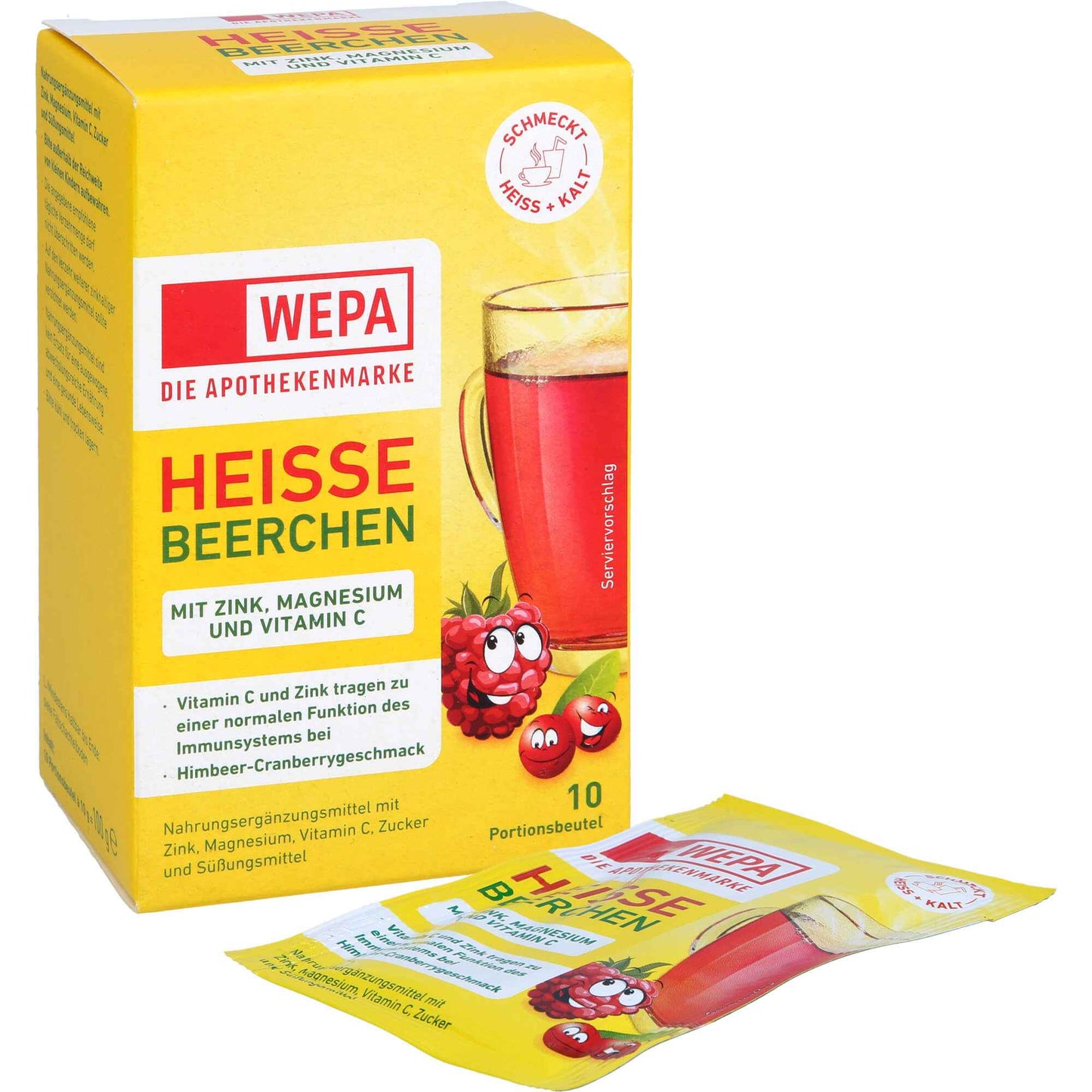WEPA hot berries+Vit.C+Zinc+Magnesium powder