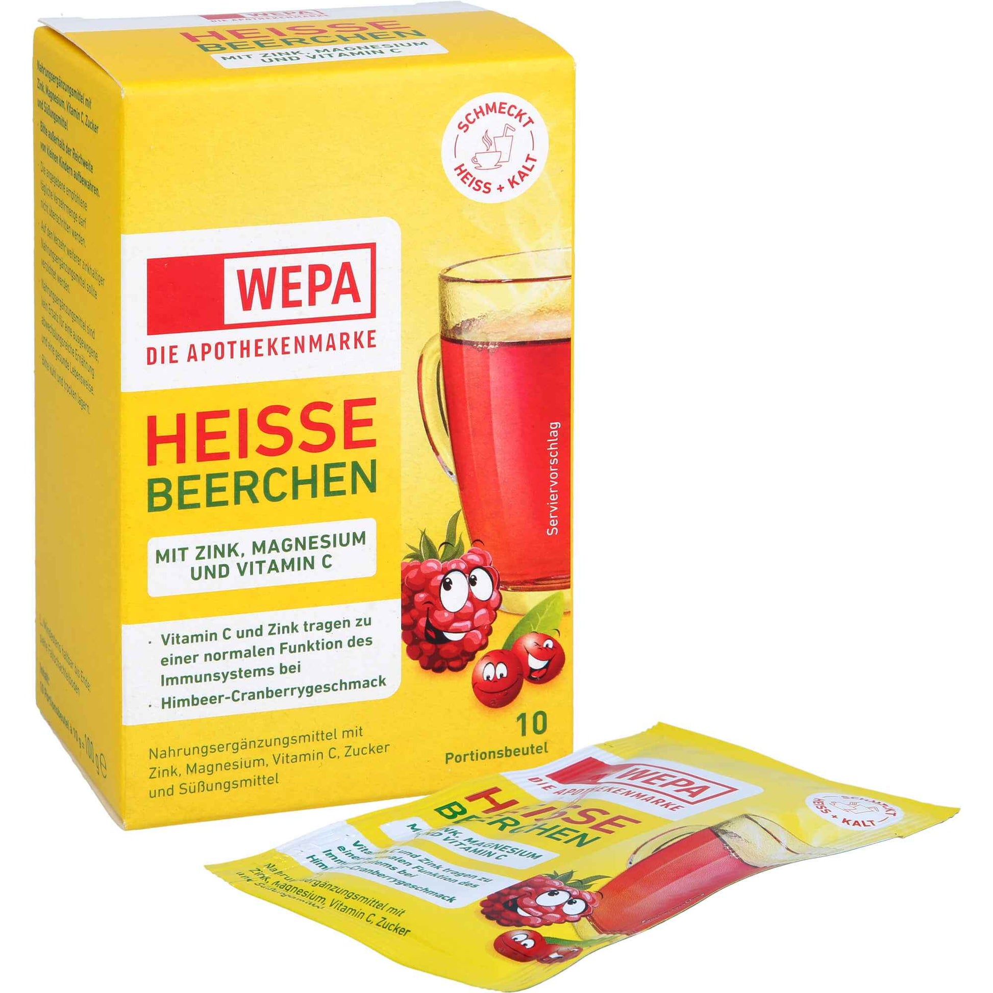 WEPA hot berries+Vit.C+Zinc+Magnesium powder