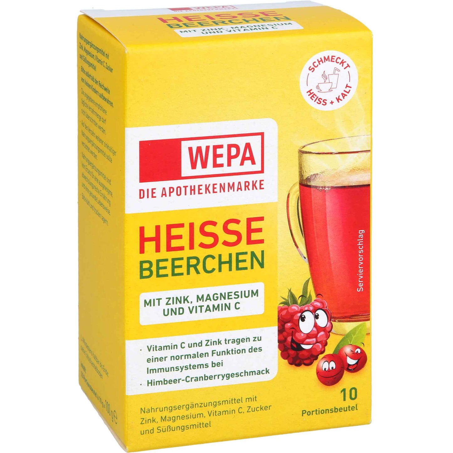 WEPA hot berries+Vit.C+Zinc+Magnesium powder