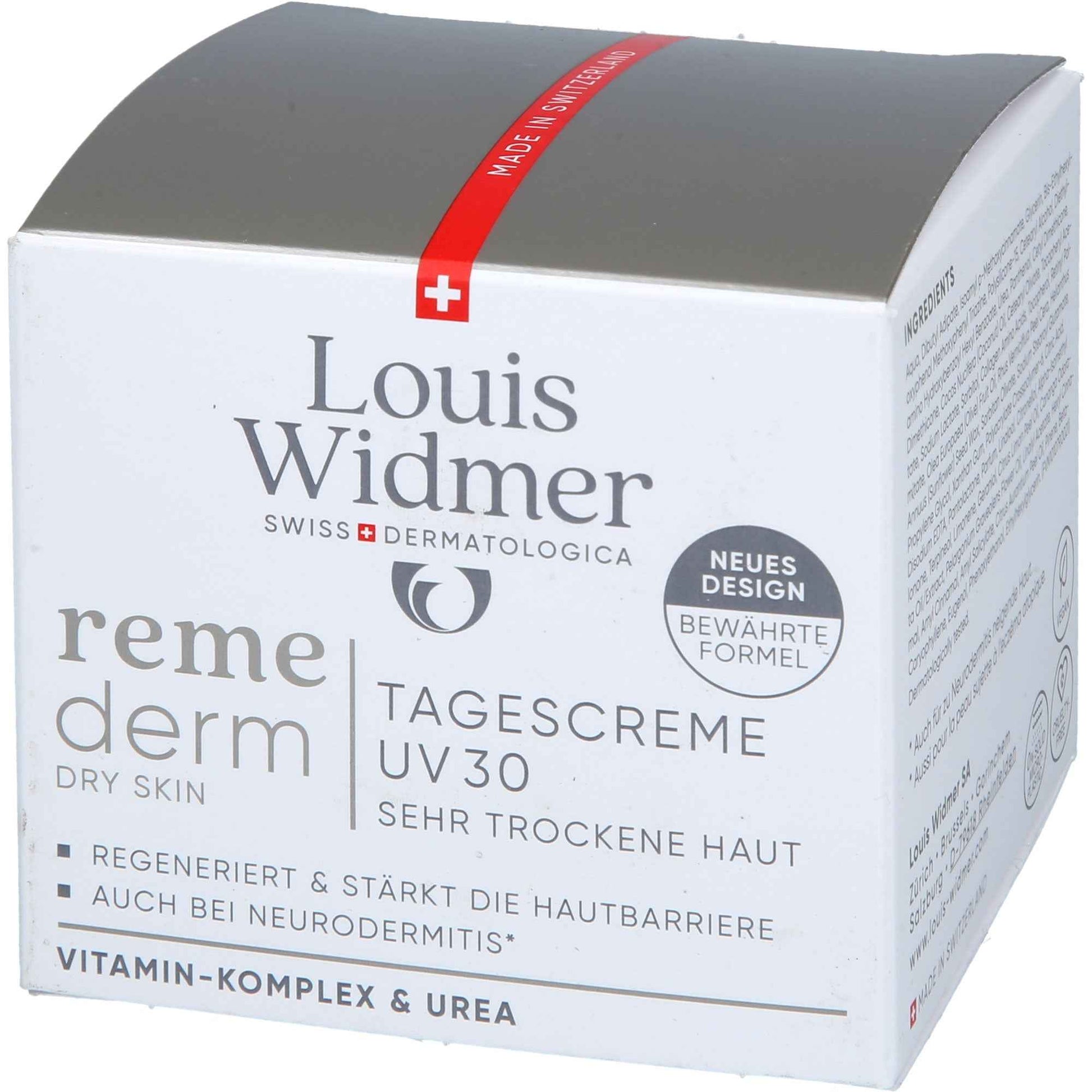 WIDMER Remederm dry Skin Day Cream UV 30 lP