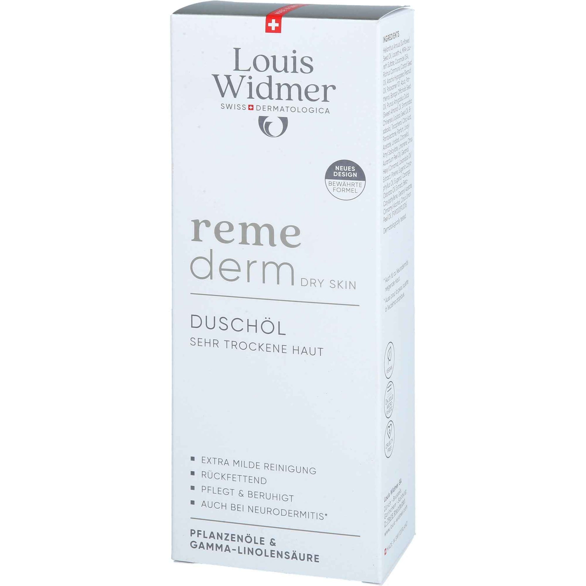 WIDMER Remederm dry Skin shower oil