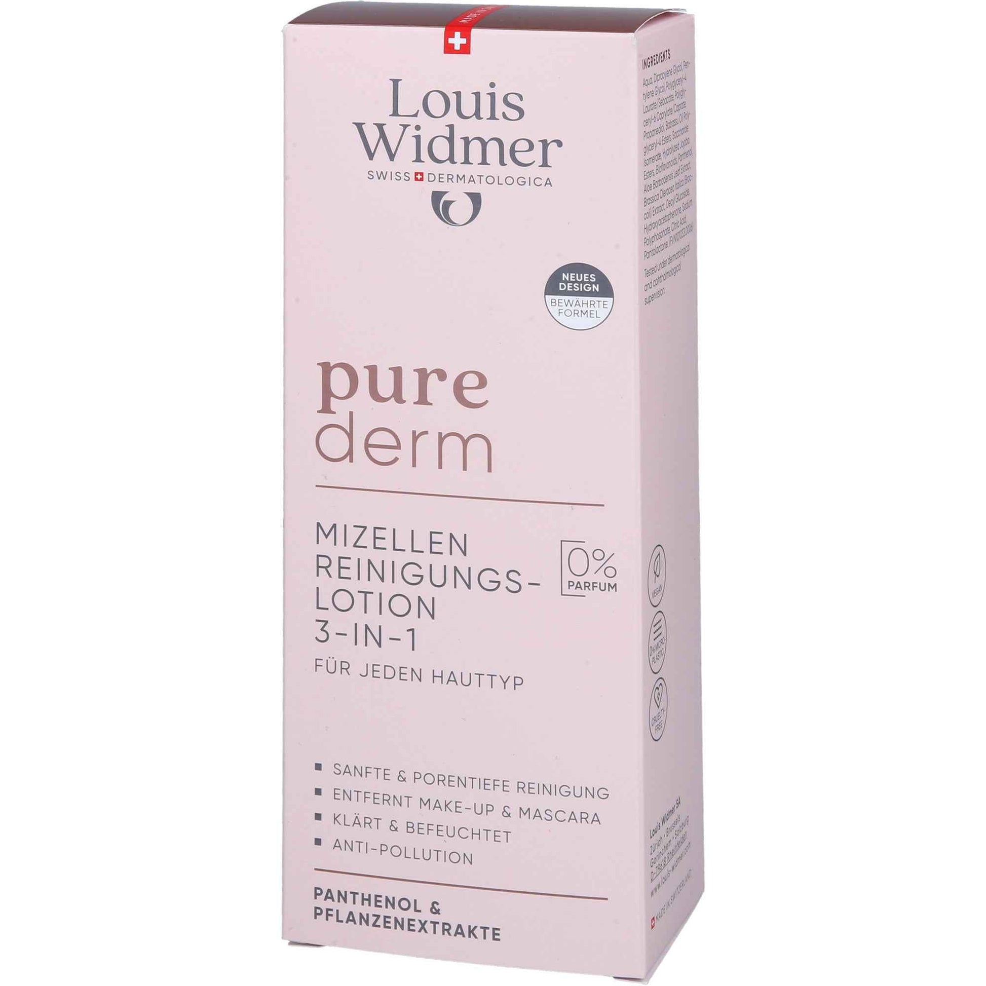 WIDMER purederm Micellar Cleansing Lotion oP