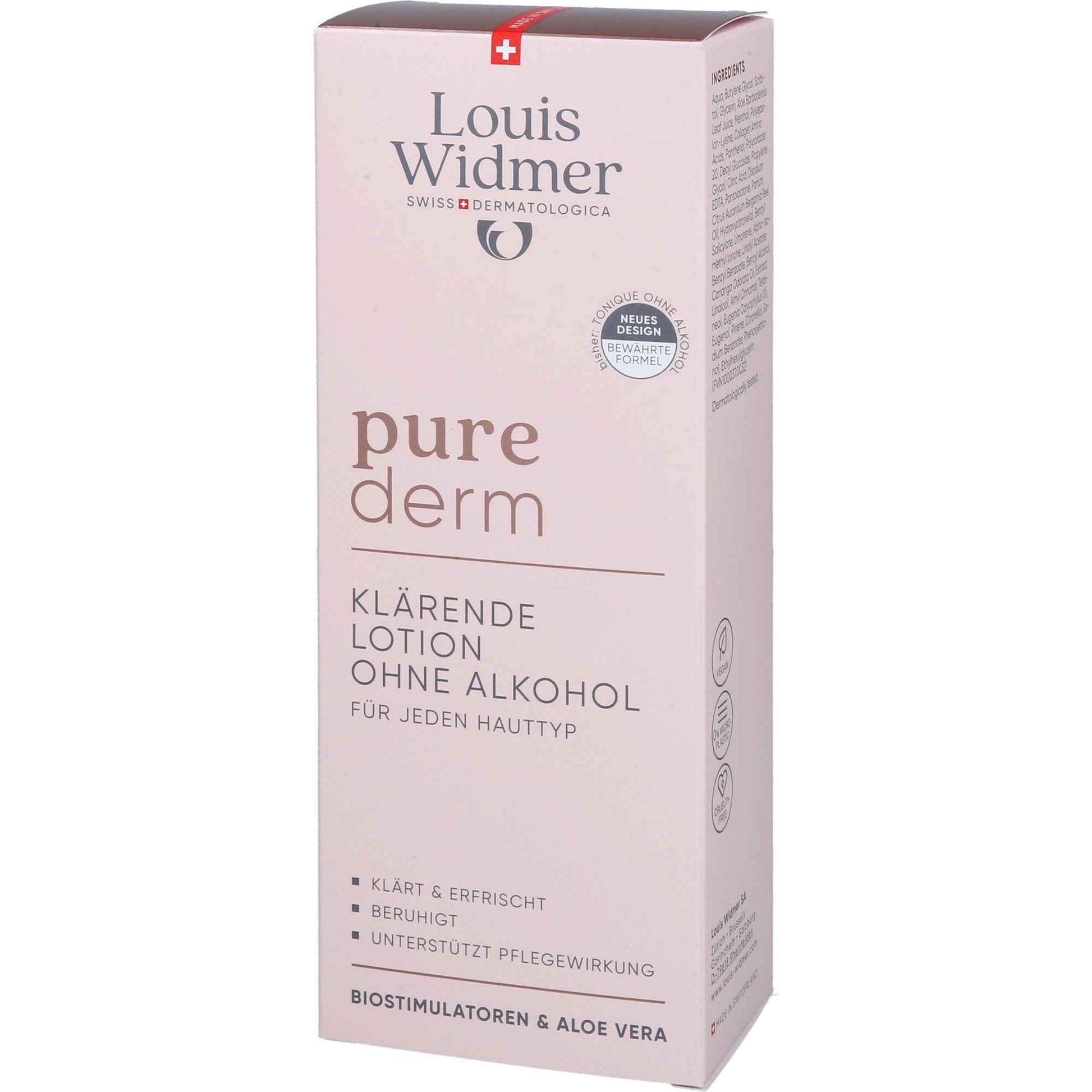 WIDMER purederm clarifying lotion without alcohol lP