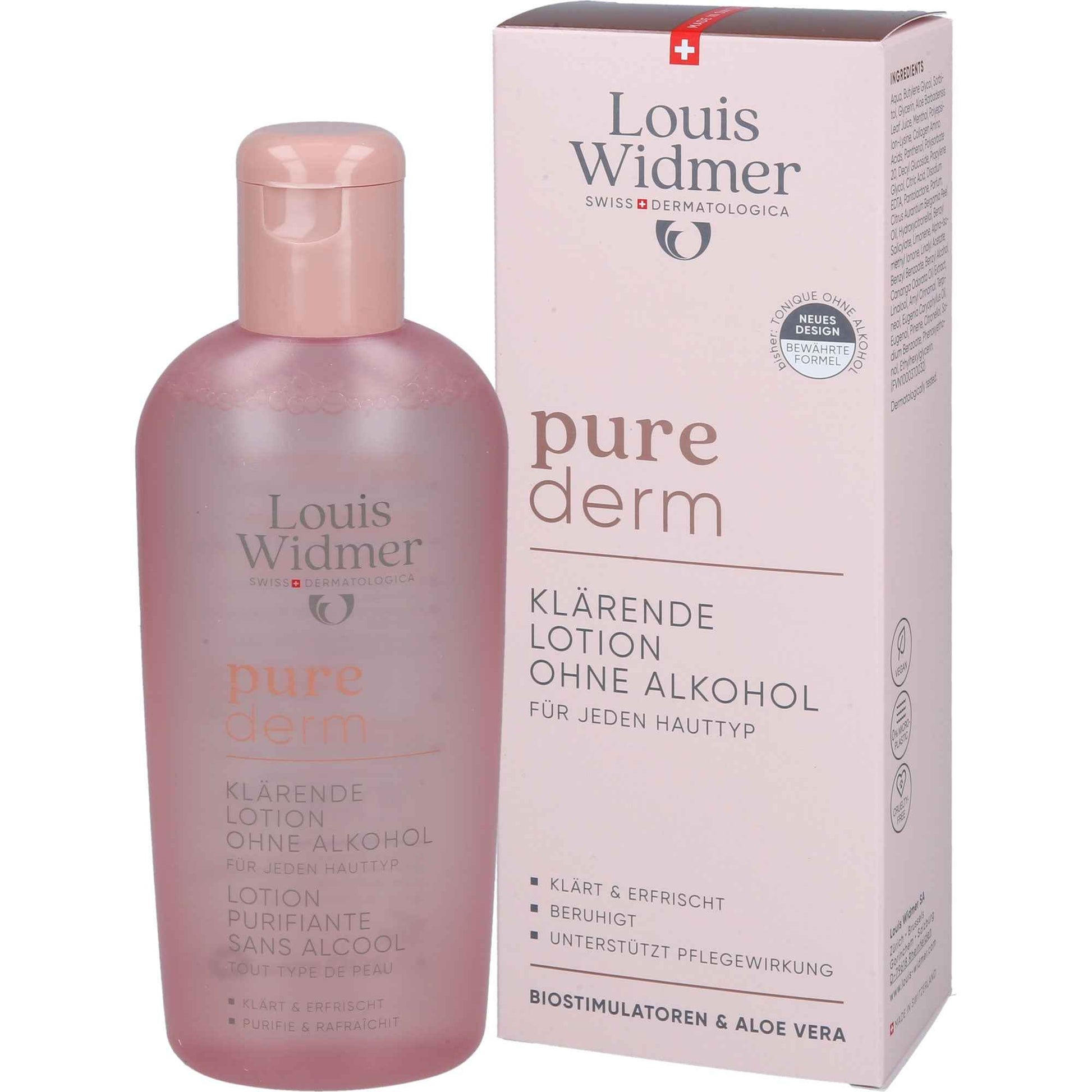 WIDMER purederm clarifying lotion without alcohol lP