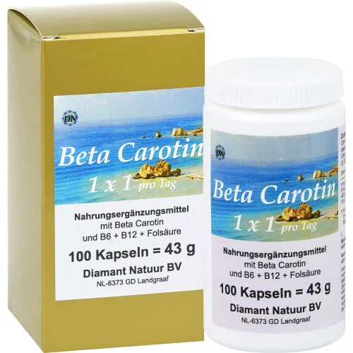With beta-carotene, vitamin B6, B12 and folic acid Beta carotene Austria
