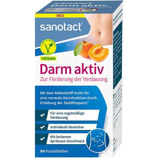With inulin fiber from chicory root intestinal ACTIVE chewable tablets