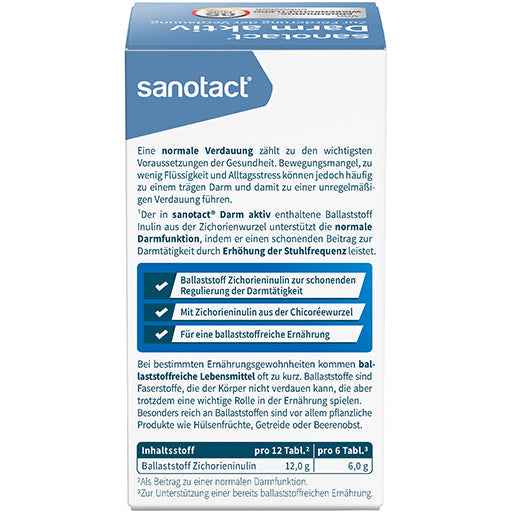 With inulin fiber from chicory root intestinal ACTIVE chewable tablets
