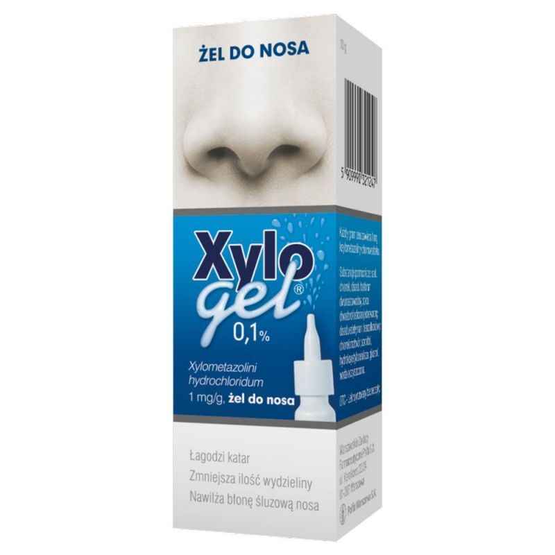 Xylogel 0.1% nasal gel 1mg/g 10g(15ml)