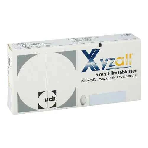 Allergic rhinitis, hives (urticaria), XYZALL film-coated tablets