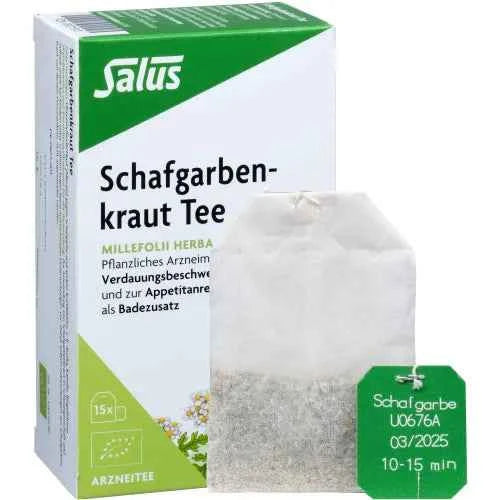Yarrow herb medicinal tea Millef.herba Bio Salus 15 pieces