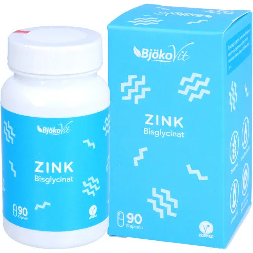 ZINC BISGLYCINATE 25 mg vegan capsules - UKDorf 