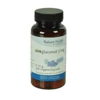 ZINC GLUCONATE 5 mg NHC Capsules 100 pcs