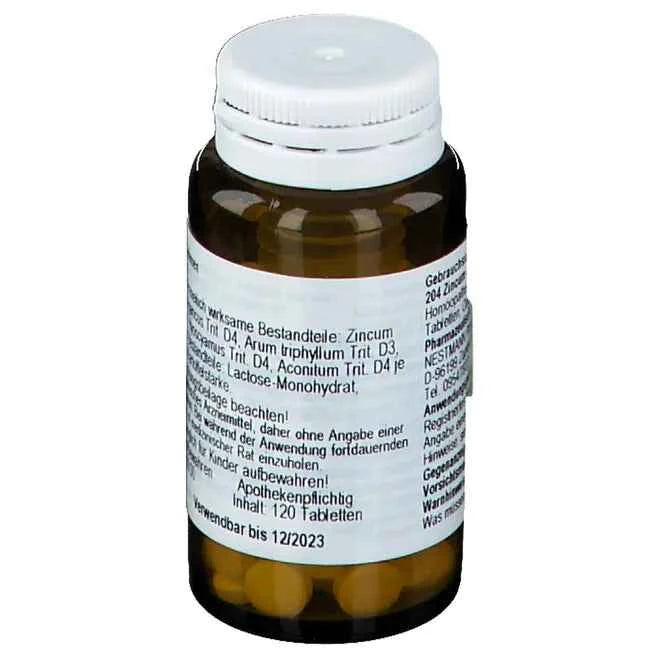 ZINCUM CYANATUM F complex NESTMANN No. 204 tablets