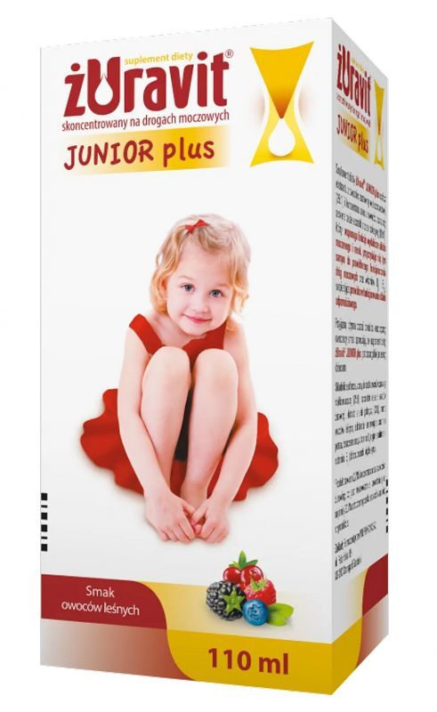 ŻURAVIT JUNIOR + Syrup 100ml 3 years+ urinary tract infection treatment