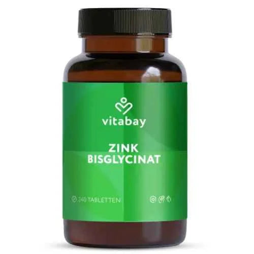 Zinc bisglycinate 25 mg high-dose tablets, 240 tablets