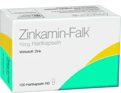 Zinc ion (zinc ions), ZINKAMIN Falk 15 mg hard capsules - UKDorf 