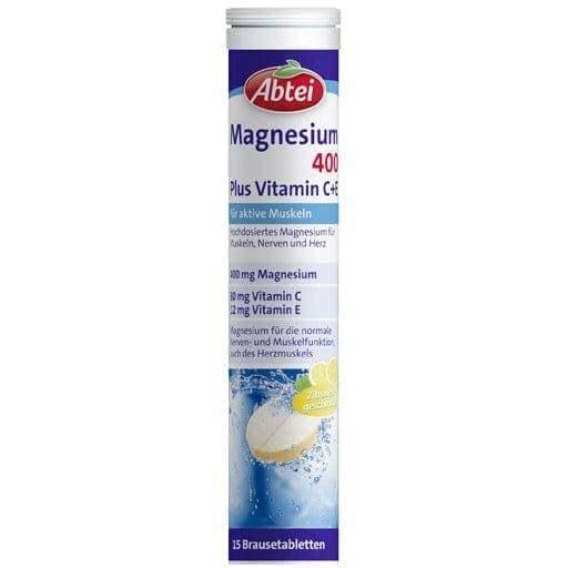 ABBEI Magnesium 400 Plus Vitamin C+E effervescent tablet - UKDorf 