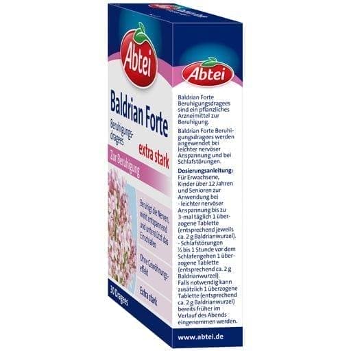 ABTEI Valerian forte, nervous system Nervous restlessness, Sleep disorders - UKDorf 