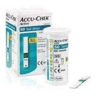 Accu Chek active strips 50pcs. UK