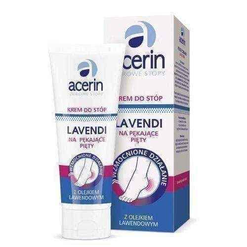 ACERIN Lavendi cream for heel healing 75ml, cracked heel cream