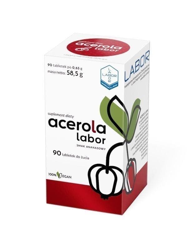 Acerola Labor 90 chewable, hesperidin and rutin - UKDorf 