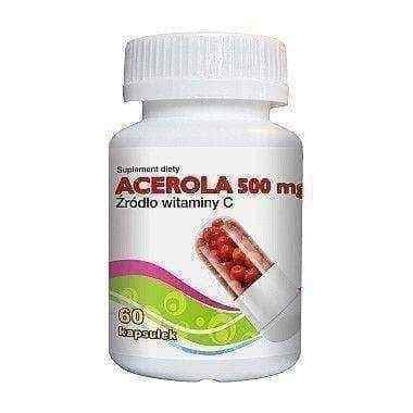 ACEROLA x 60 capsules, acerola vitamin c