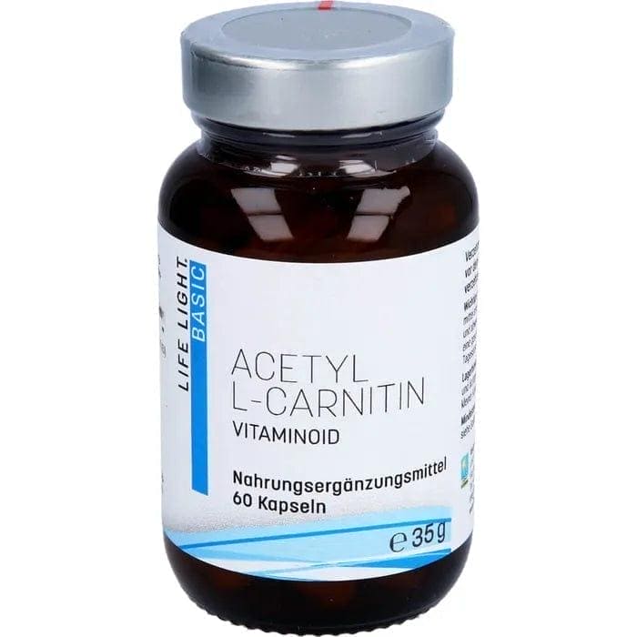 ACETYL L CARNITINE 500 mg capsules, Vitaminoid, LIFE LIGHT - UKDorf 