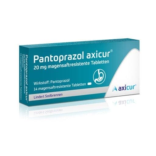 Acid reflux treatment, PANTOPRAZOLE axicur 20 mg gastric juice tablets - UKDorf 