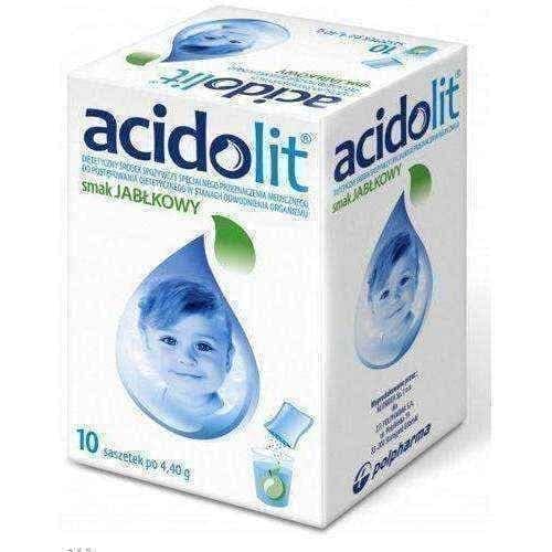 ACIDOLIT x 10 sachets apple flavor UK