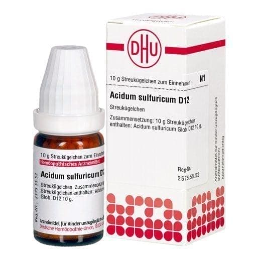 ACIDUM SULFURICUM, exhaustion treatment, general debility treatment, hair falling out - UKDorf 